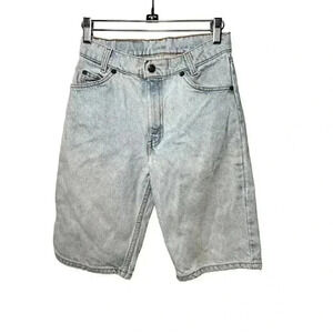 Vintage Levis 550 Orange Tab Jean Shorts Boys 14 Denim Made In USA Jorts 10”